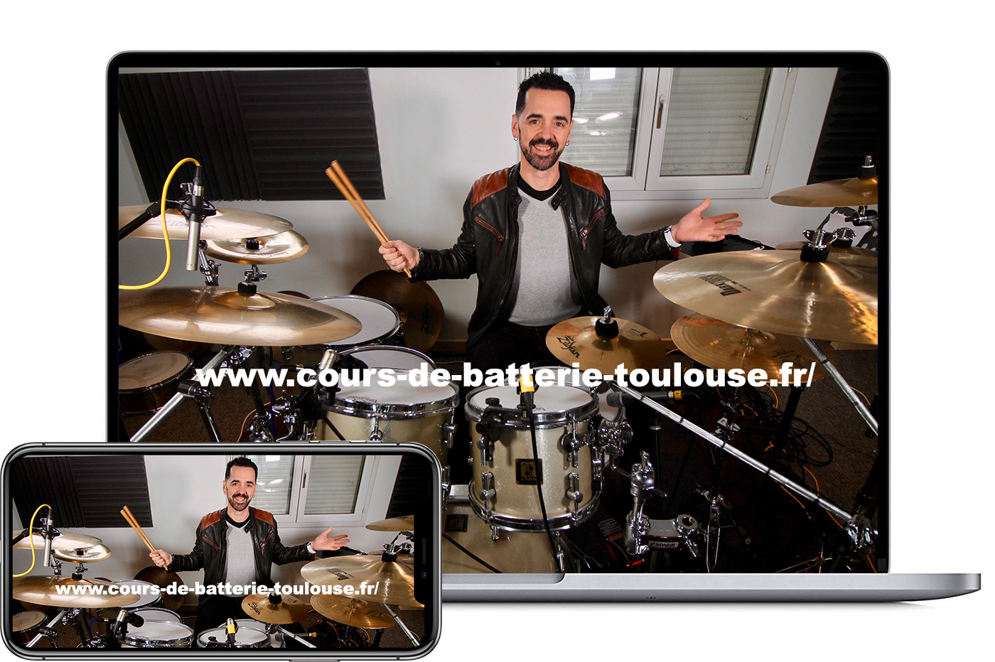 cours de batterie en ligne avec sebastien cros